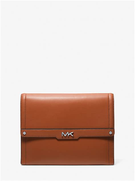 Varick Leather Document Holder .